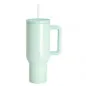 Preview: Sublimation Thermobecher mit Deckel, Griff & Trinkhalm 1200ml